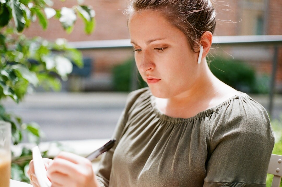 woman writing letter